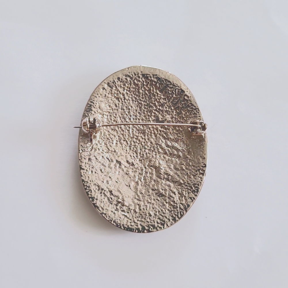 Turquoise Brooch Pin - Picture 2 of 2